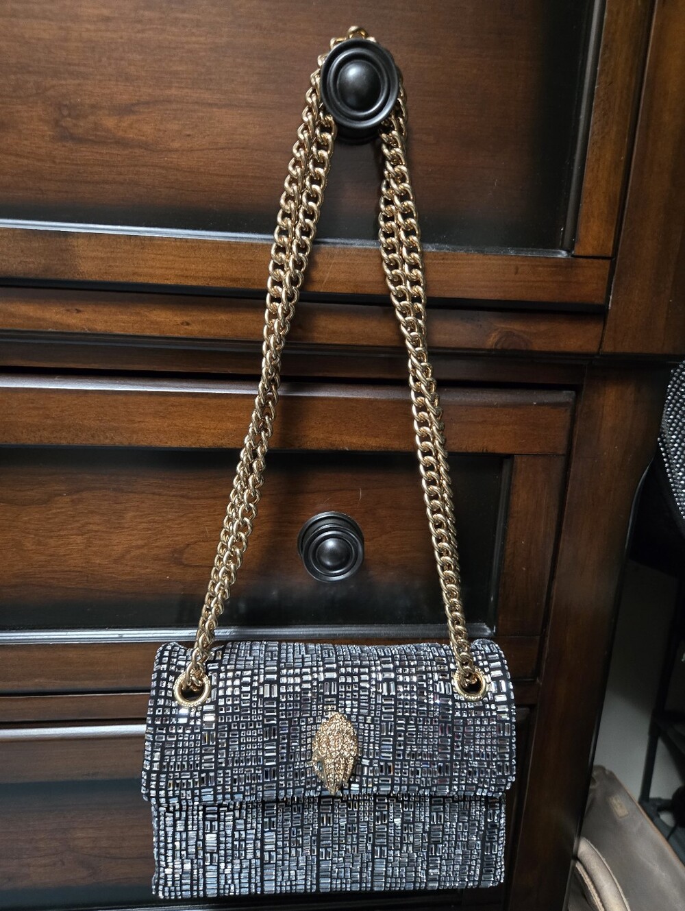 Kurt Geiger Crystal Small Kensington Bag $175